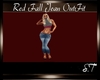 S.T RED FALL JEAN OUTFIT