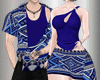 [Zh]Couple Batik Blue M