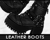 - leather buckle boots -