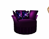 purple heart chair