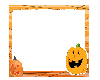 halloween pumking frame