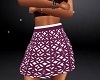 purple white skirt