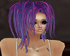 pink/purple rave hair