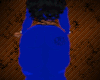 Royal blue off duty set