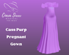 Cass Purp Pregnant Gown