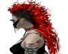 Shaved Fire Red Punk