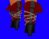 Red chained boots