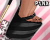 Candy Cane Heels Black