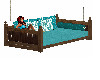 BL Teal Bed Swing