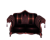 Burgundy cuddle chair