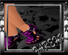 [Zrk]Heeled shoes purple