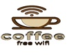 Free Wifi 3D sign