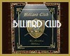 Billiard Club Framed