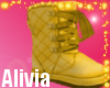 Golden Small Boots l A