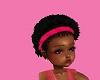 kids pink fro headband