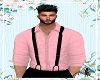 Shirt with pink suspende