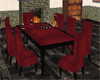  (M) BLOODRED TABLE SET