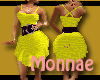BMXXL Short Yellow Dress