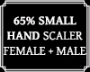 Hand Scaler Unisex 65%