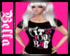 WWE It's 2 Bad Top BLACK