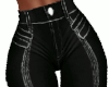 Detailed Black Jeans