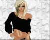 Black Cropped sweater