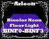 Bicolor Neon Floor Light