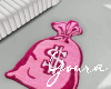Pink Money Bag