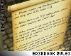 Ersbrook Rules