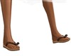 BROWN FLIP FLOPS