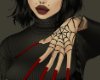 Red Spider Web Nails