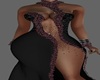 Black/purple gown cpl