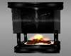 Black PVC Fireplace