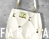 V stud bag / white
