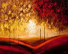 red & gold wall art 5
