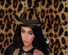 cheetah cowgirl hat