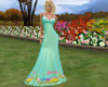 Teal & Pink Easter Gown
