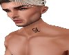 DK L Neck Tattoo