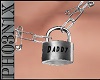 !PX DADDY LOCK NECKLACE