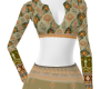 RB 2 Layers Olive Gown