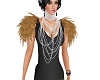 Gold Feathers Flapper