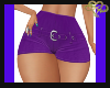Purple Strap Shorts