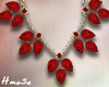 H* Red Jewelary Set