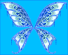 Blue fairy wings
