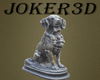Stone dog statue