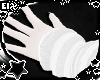 . white arm warmers
