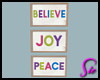Believe Joy Peace Art