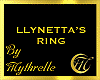 LLYNETTA'S RING