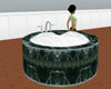 Green marble Tub/Bubble