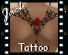 Gothic Rose Back Tattoo